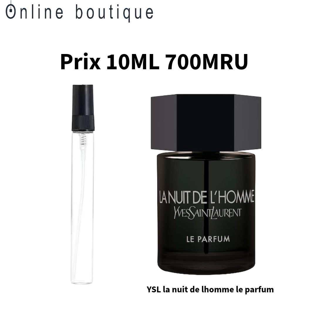 10ML Yves saint Laurent la nuit de l’homme Le parfum